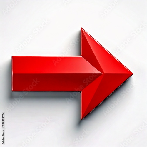 Red Arrow icon. red arrow icon on white background. flat style. arrow icon 