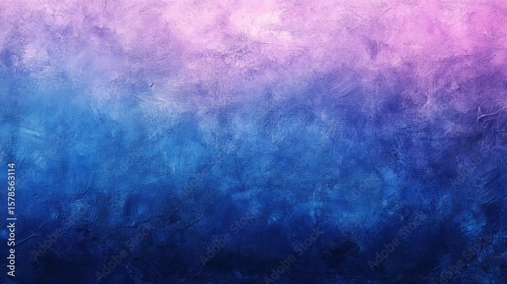 Fototapeta premium Abstract textured background with vibrant gradient from blue to pink.