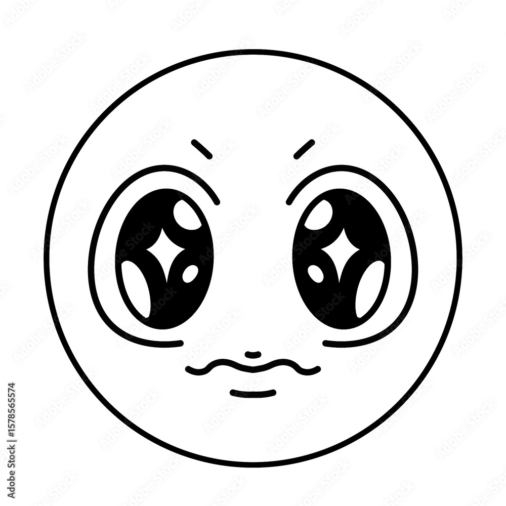 Fototapeta premium Impressive face