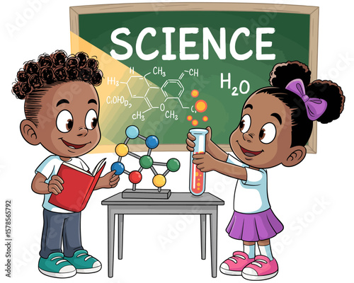 Kids Learning Science Experiment
