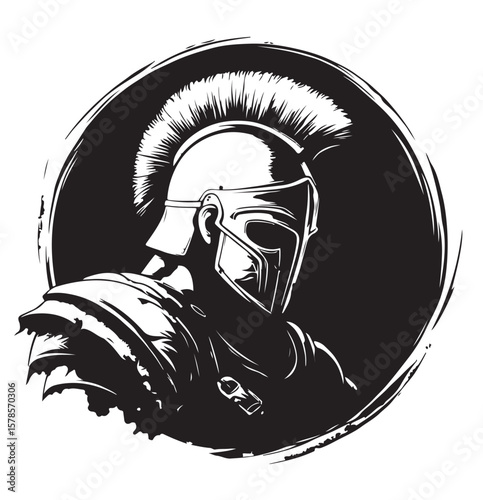 Gladiator Warrior Vector Images on transparent background.