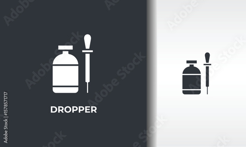 Dropper Vector, Icon Or Logo Sign Isolated Symbol Illustration