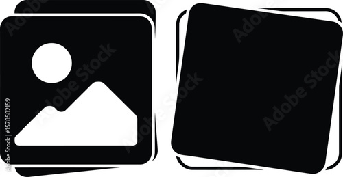 Stacks of images for data and information management and visual presentation, providing clear representation and understanding