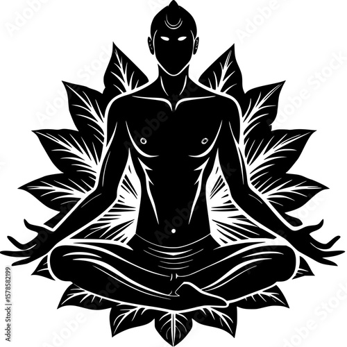 yoga lotus position
