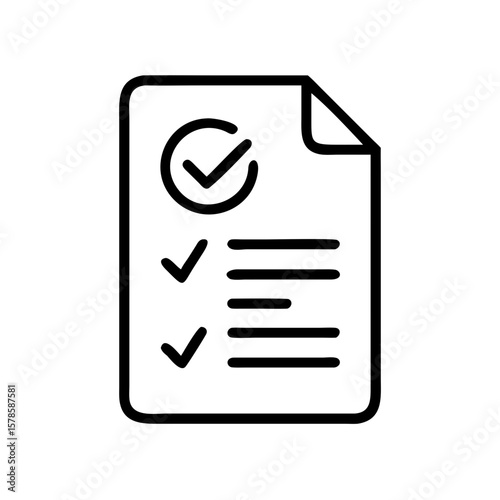 Language courses exam sheet icon transparent background