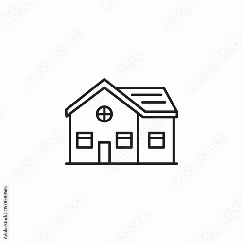 house home property icon sign vector