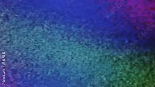 Abstract colorful gradient background with noise effect creating a vibrant visual