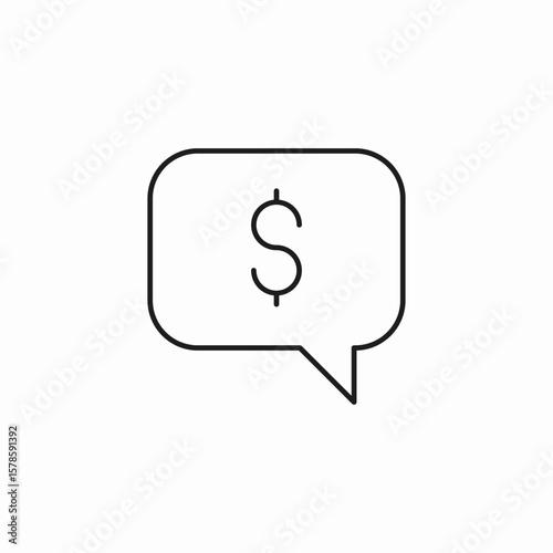 price speech bubble icon sign vector