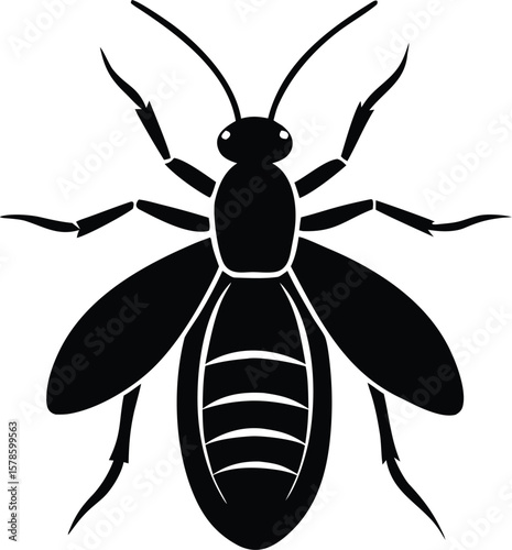 termite silhouette vector