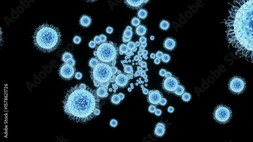 medical cell bacterial virus disease hyaluronic globulin virus