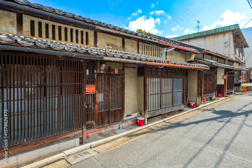 奈良県　ならまち　町並み　