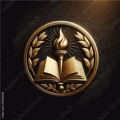 golden key on a dark background