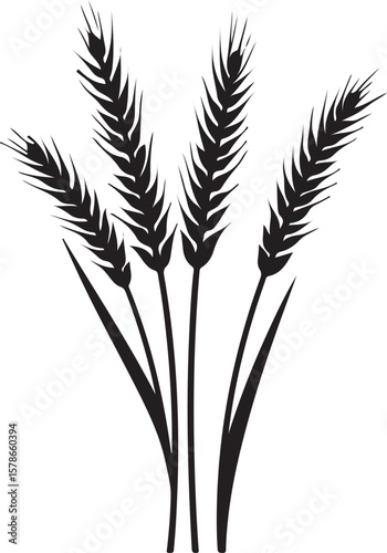 Wheat Laurel Silhouette Bundle
