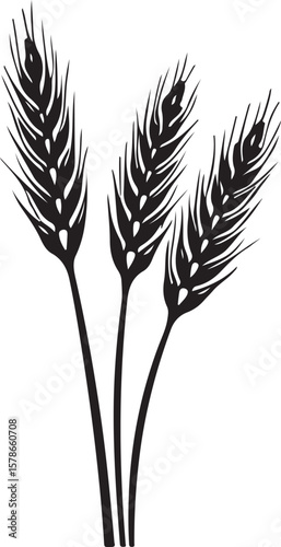 Wheat Laurel Silhouette Bundle