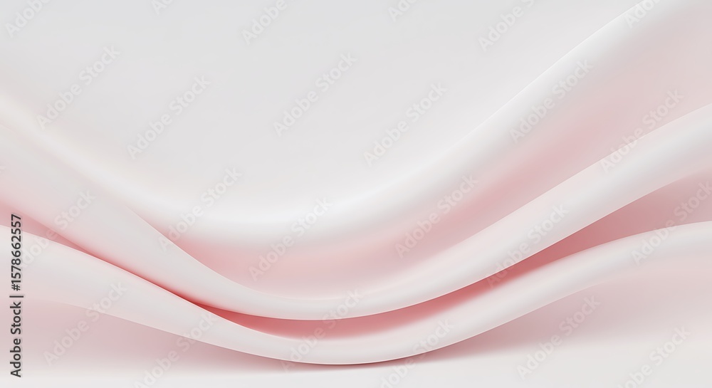 Naklejka premium Blush Silk Drape: A Textured Embrace