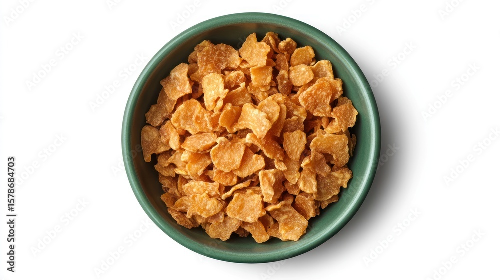 Crispy cereal in a bowl Crispy cereal in a bowl