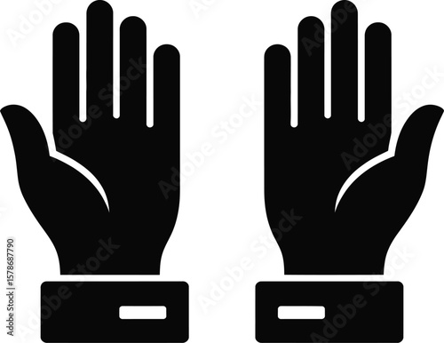 Two open hands reaching up, symbolizing offering, hope, or receiving something
