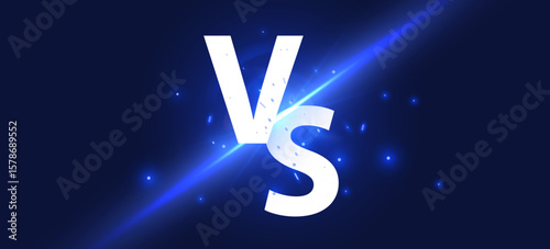 Modern versus background with rays effects. Vector illustration