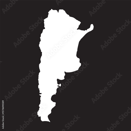 Argentina map icon