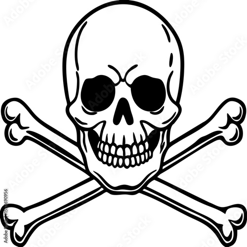 skull and crossbones Danger symbol