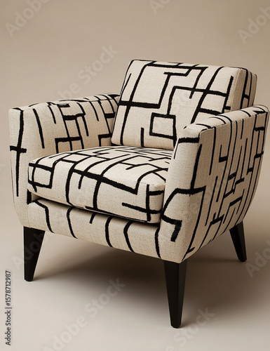 Customize look, scale 3d Antique chair model design .