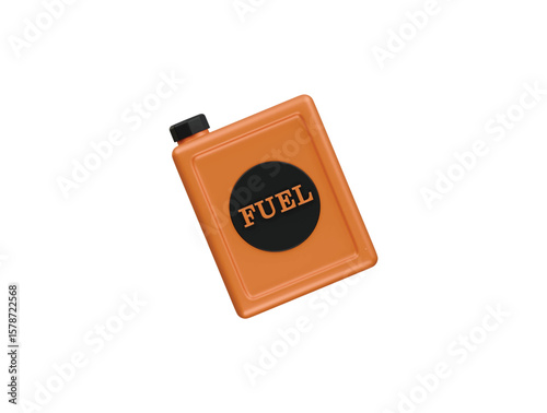 fuel bottle icon 3d illustration render
