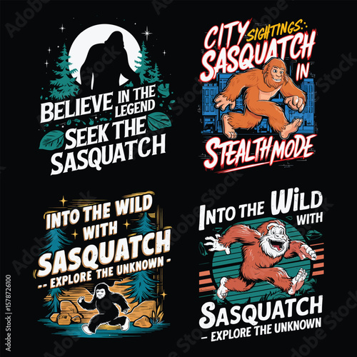 Sasquatch forest and city adventures bigfoot trees