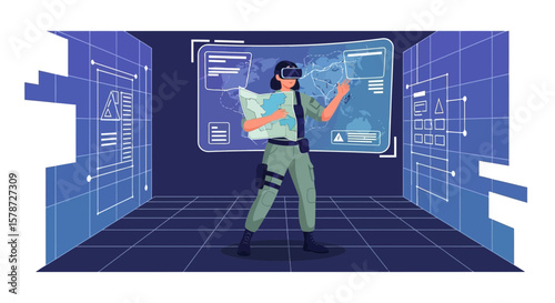 Virtual Reality Training Simulation For Defense Personnel Immersive Planning