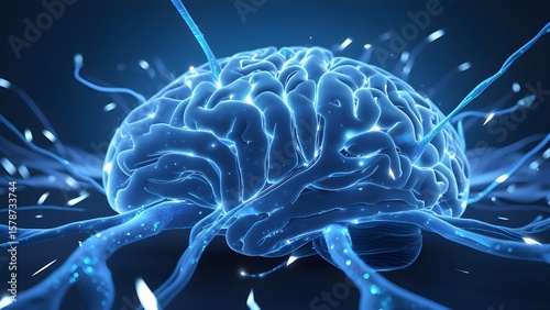 background image of the brain being exposed to visual light