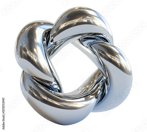A silver ring with a spiral design