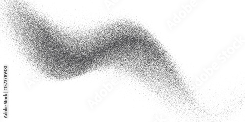 Dotwork abstract background, black grain texture, Abstract stipple sand effect, gradient backdrop from dots