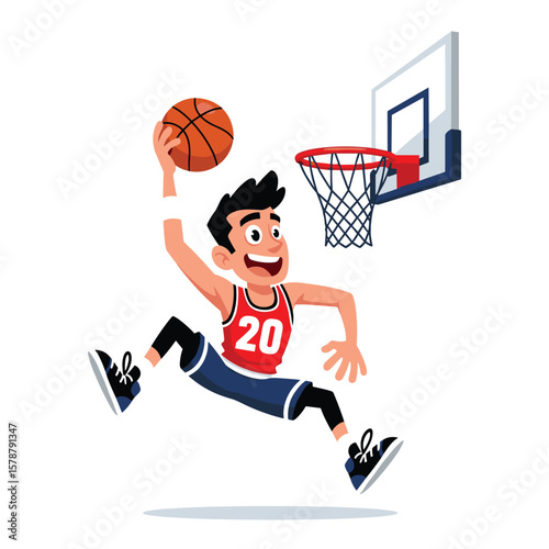 Basketball Player Shooting