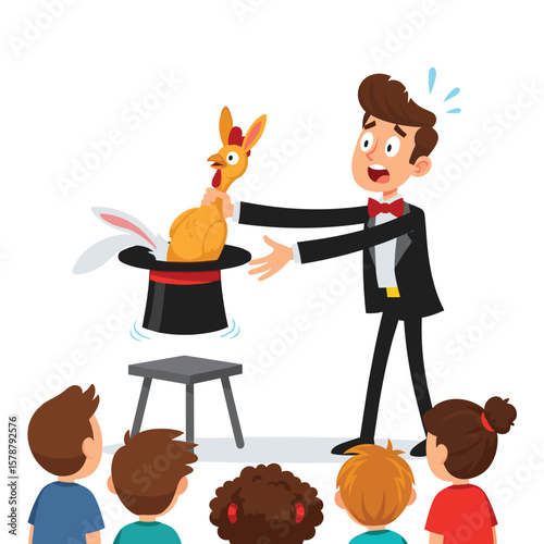 Man Hypnotizing Audience