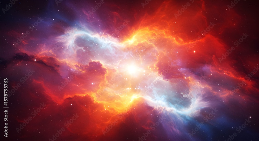 Naklejka premium abstract space background