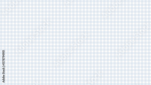 Blue and grey plaid fabric texture background. Wallpaper checkered in the white background. Seamless pattern classic check. 	