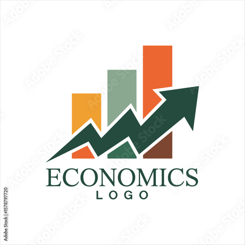 Free Download Economics Growth Logo with Bar Chart and Arrow – Business Finance Symbol Design

 - GFXLoad