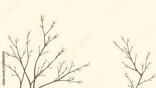 Neutral Floral Pattern