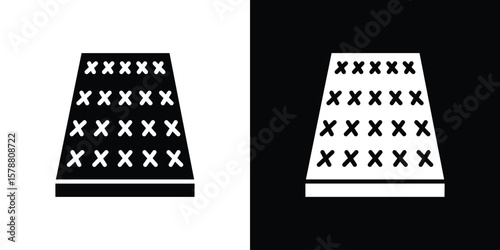 Mattress icon simple illustration in flat design