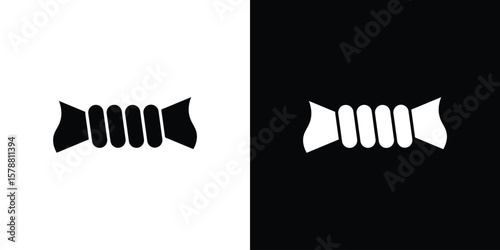 Squeeze icon simple illustration in flat design