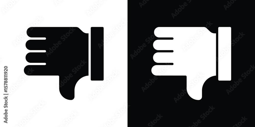© Xevier - Thumb down icon simple illustration in flat design