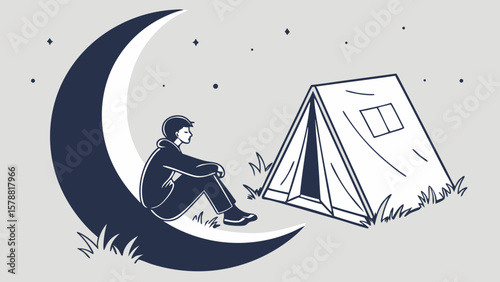 Tiny Tent on the Moon – Solitude Explorer