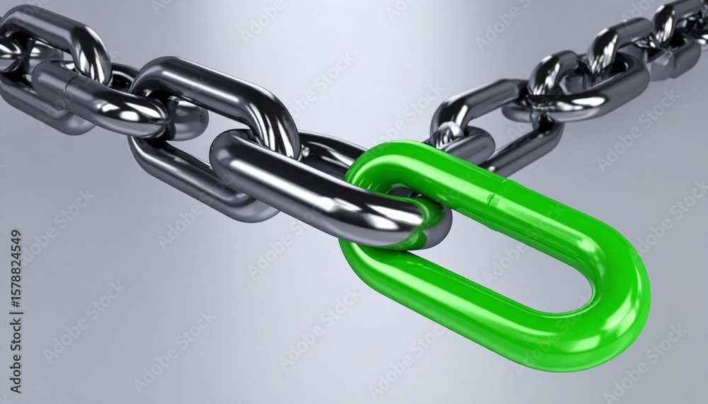 Fototapeta premium chain links and chain
