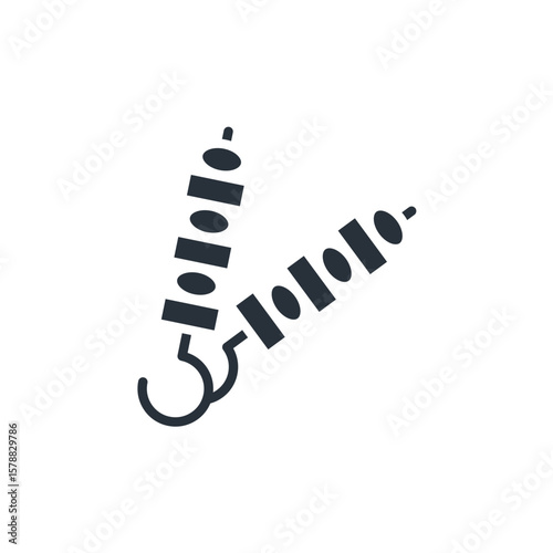 kebab icon collection . design style with background