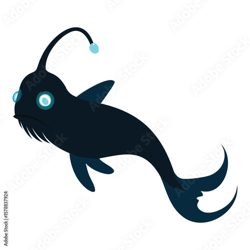 Deep Sea Lantern Fish Graphics