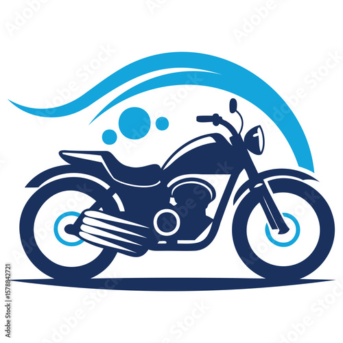 Dynamic Motorcycle Emblem Graphics