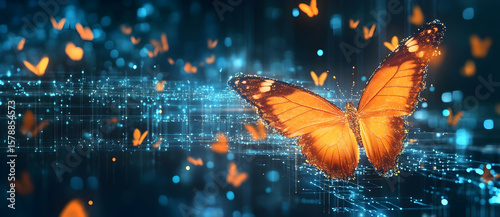 butterfly on the water