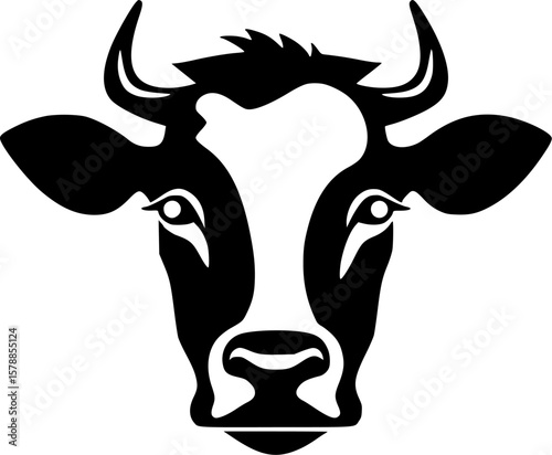 Cow - High Quality Vector Logo - Vector illustration ideal for T-shirt graphic