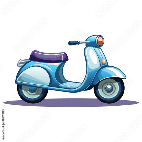Colorful Urban Scooter Graphics
