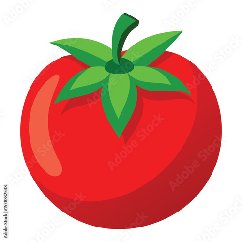 Fresh Red Tomato Graphics