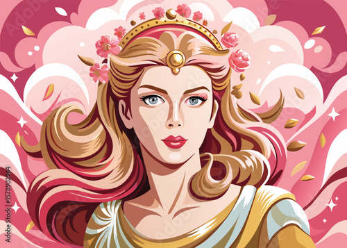 Soft pinks and classic beauty